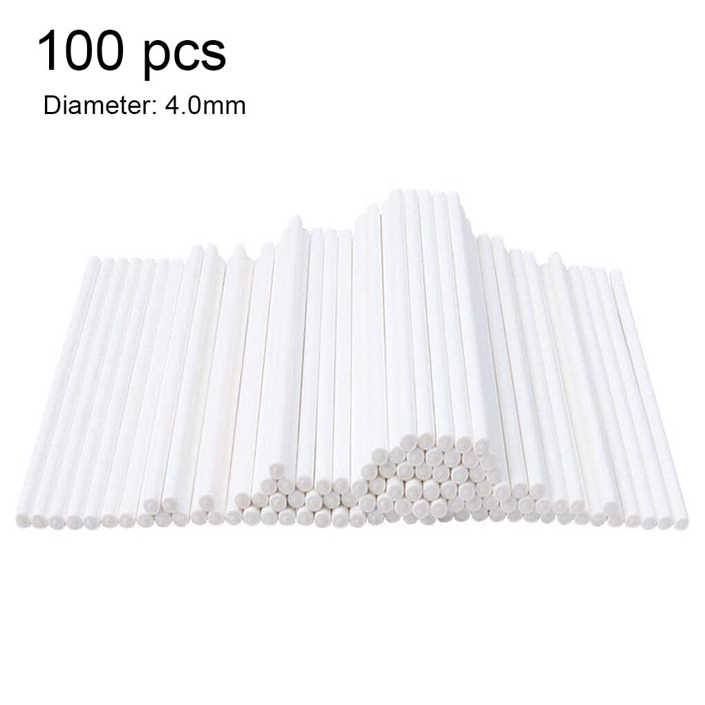 100pcs/bag DIY Lollipop Sticks Paper Cake Pop Sticks, 15cm x 4mm