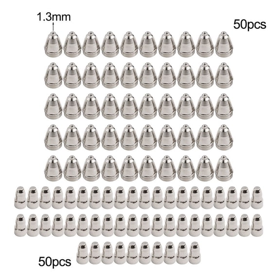 100pcs for P80 Plasma Electrode Tip Nozzle Cutter Torch for Air Plasma Cutting