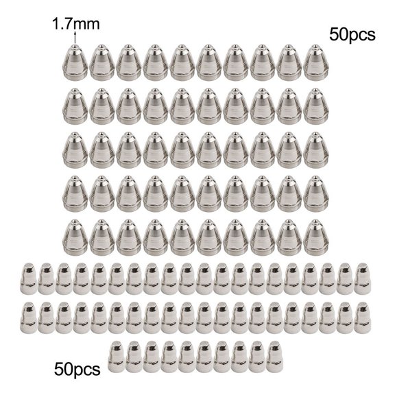 100pcs for P80 Plasma Electrode Tip Nozzle Cutter Torch for Air Plasma Cutting