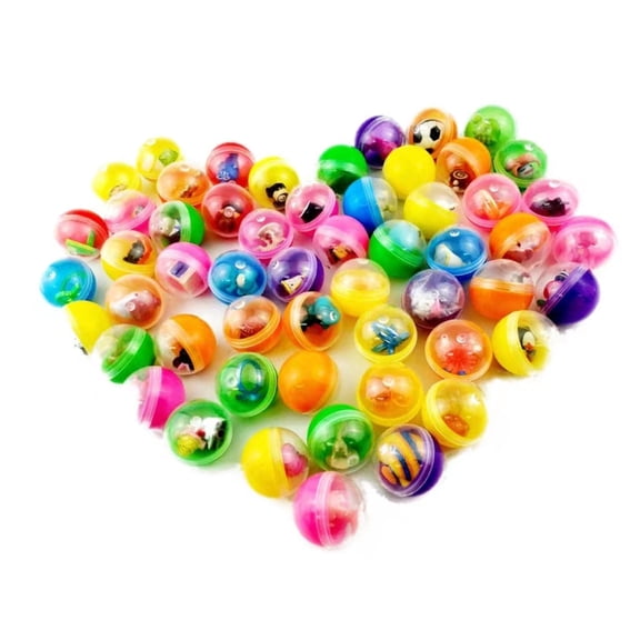 100pcs/pack 32mm Clear Plastic Capsule Toys for Capsule Toys Vending Machine TAPDRA Spare Part