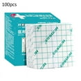 thumbnail image 1 of 100pcs/pack Waterproof Plaster Adhesive Wound Dressing Fixer Tape Bandage' Q8O4, 1 of 6