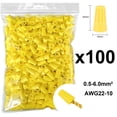 thumbnail image 1 of 100pcs Insulated Wire Connectors, Twist-In Easy Connectors, Terminals, Electrical Nuts for Quick Connections, for Home and Automotive Use, 1 of 9