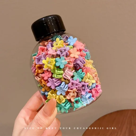 100pes/can girl baby bangs and broken hair tool  hair grabbing claw  baby small mini hair clip, hair grabbing accessory