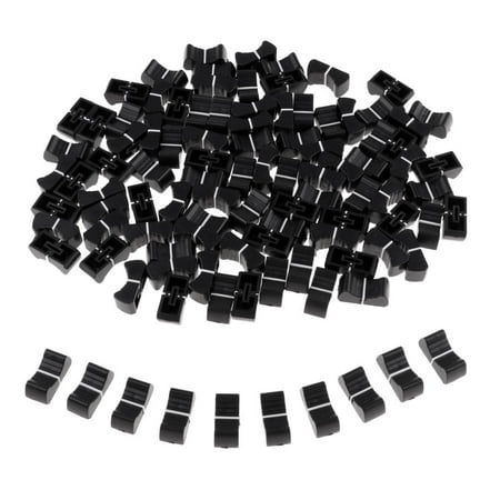 100s Durable Mixer Fader s Straight Slide Potentiometer Fader Push s Black