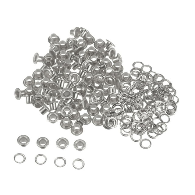100set Grommets Kit Metal Eyelets 3mm Grommet Tool for Shoes Clothes