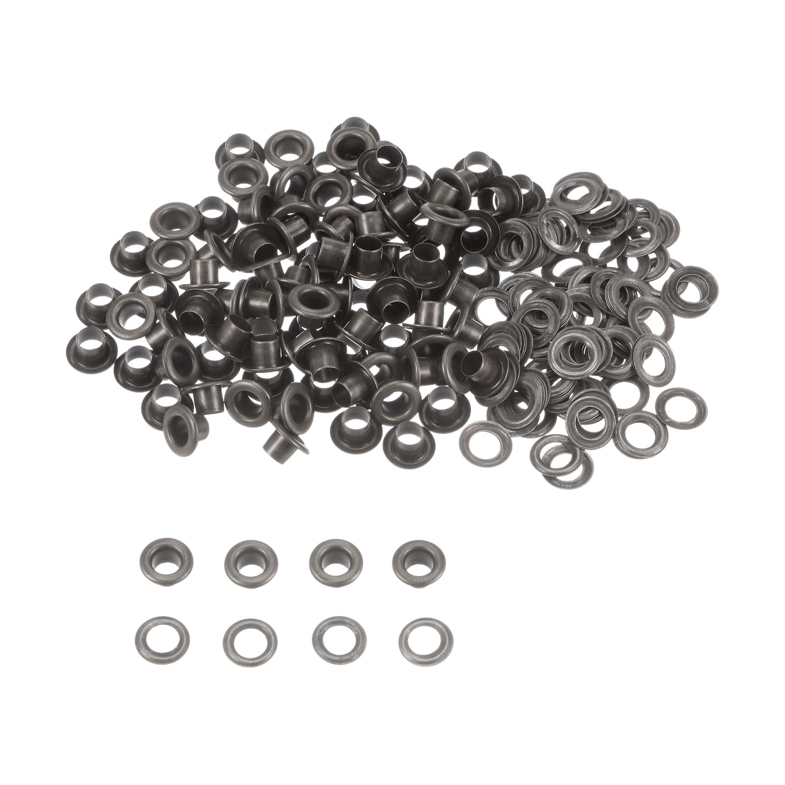 100set Grommets Kit Metal Eyelets 4mm Grommet Tool for Shoes Clothes