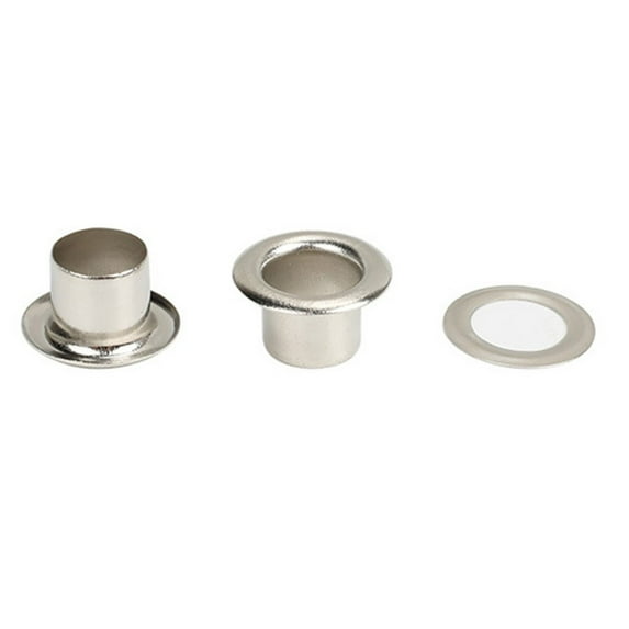 100set Metal High Grommet Eyelets With Washer Shoes Assortment Kit Hole Self Backing Eyelet For Bead Cores Clothes Bag Paper