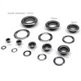 100sets 2.512mm High Quality Gun Black Eyelet With Washer Grommet Ring