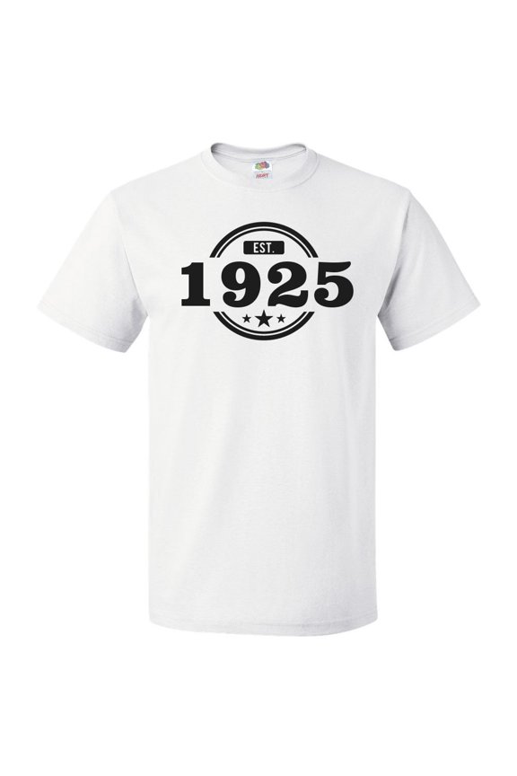 101st Birthday Gift For 101 Year Old Established 1925 T Shirt