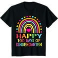 thumbnail image 1 of 100th Day Of Kindergarten School Rainbow 100 Days Smarter T-Shirt, 1 of 4