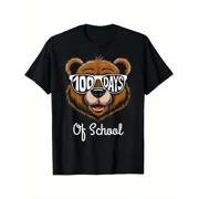 100th Day Of School Cool Bear 100 Days Smarter For s T-Shirt