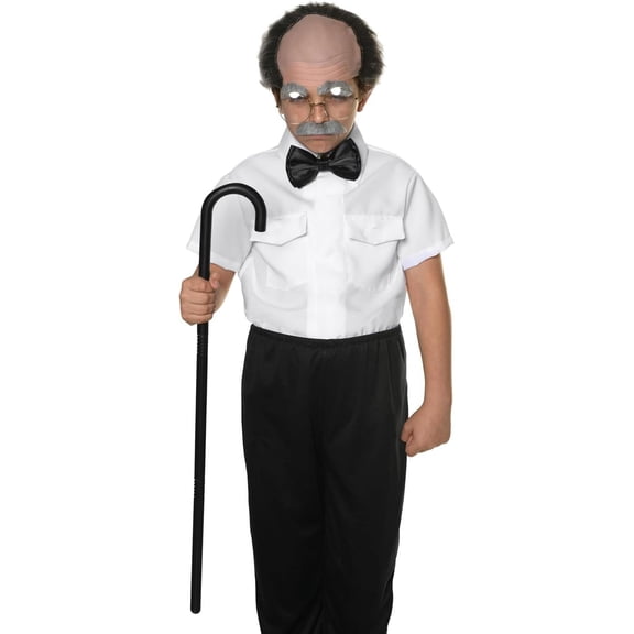 100th Day Of School Old Man Accessory Grandpa Kit One Size