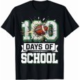 thumbnail image 1 of 100th Day of School Football 100 Days of School Boys Kids T-Shirt, 1 of 6