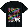 thumbnail image 1 of 100th Day of School Teacher Kids 100 Days Math Numbers T-Shirt, 1 of 4