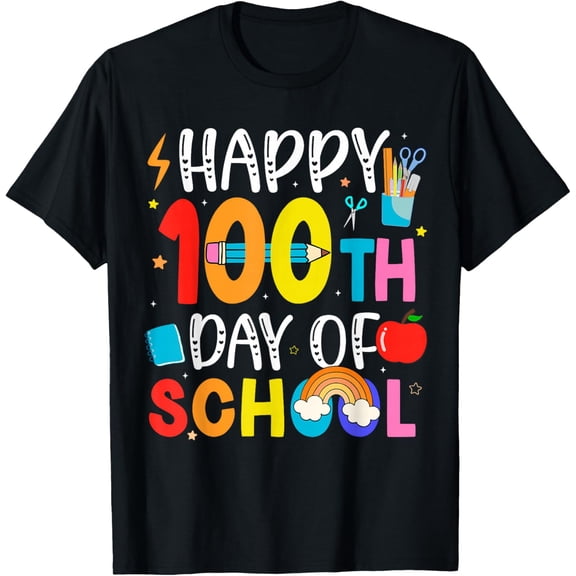 100th Day of School Teachers Students 100 Days of School Adult T-shirt