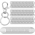 thumbnail image 1 of 100x Alloy Swivel Key Chain Clip Hooks Durable, Quick Release, Multi-Purpose Applications Clip Hooks, 1 of 11