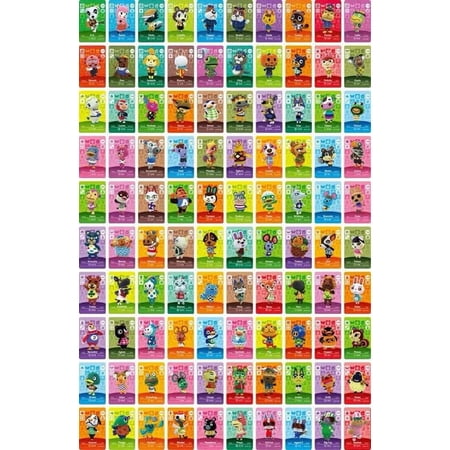 100x Animal Crossing ACNH Series 2 Mini NFC Cards New Horizons 101-200