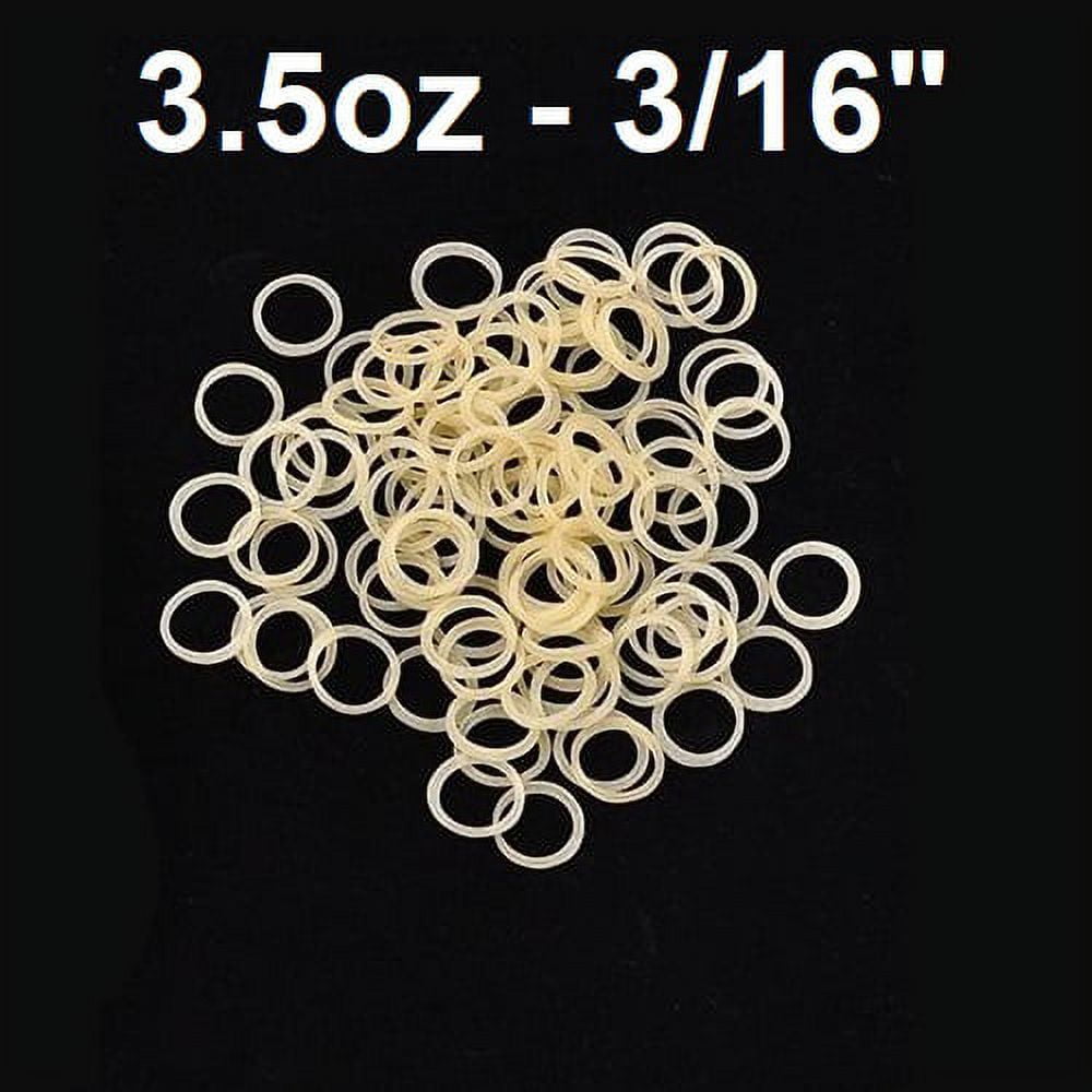 100x Dental Orthodontics Elastic Teeth Rubber Bands for Braces 3.5oz
