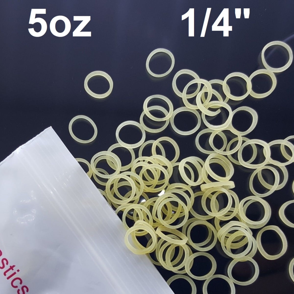 100x Dental Orthodontics Elastic Teeth Rubber Bands for Braces 5oz