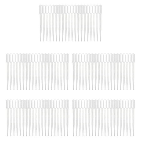 100x Disposable Eye Dropper Transfer Pipettes, Portable, Small, Educational Supplies, Accessories, Home Use, Science Classes, Travel 3mL