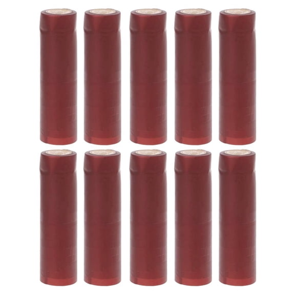 100x Heat Shrink Capsules Covers for Bottles 30mm Burgundy