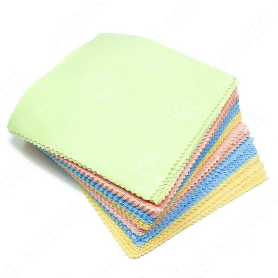100x Microfiber Cloth Cleaning Screen Camera Lens Phone Glasses