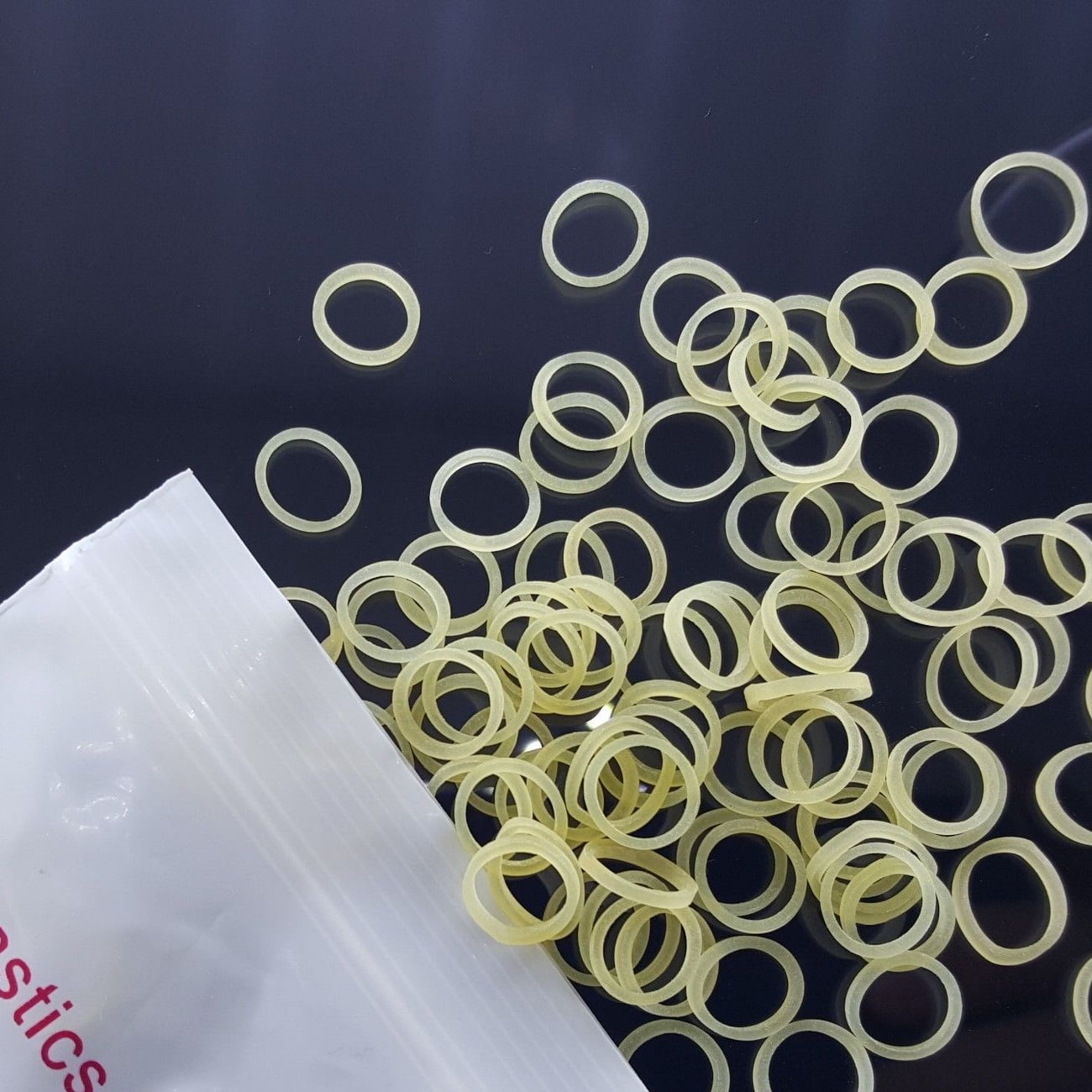 100x Orthodontic Rubber Bands Braces Stretch Elastic Oral Mouth Teeth 6.5oz 3/16