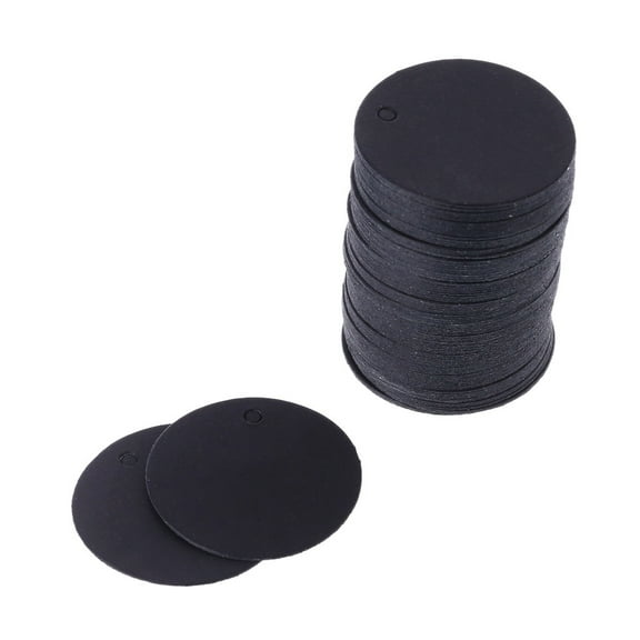 100x Paper Wedding Label Card 3.5cm