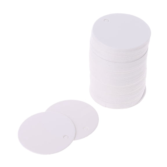 100x Paper Wedding Label Card 3.5cm