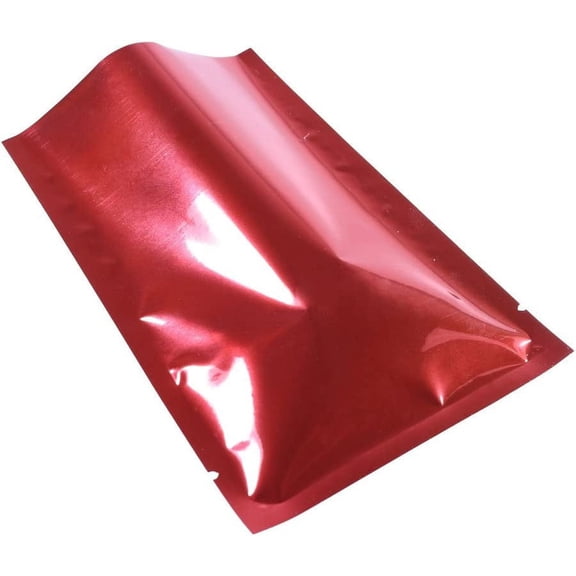 100x Premium Mylar Open Top Food Snack Storage Bags (10cm x 15cm)