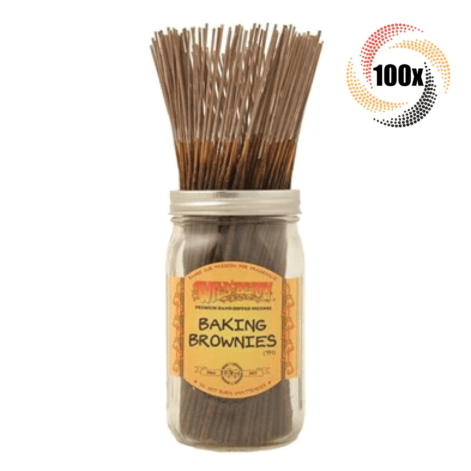 100x Wild Berry Baking Brownies Scent Incense Sticks ( 100 Sticks ) Wildberry
