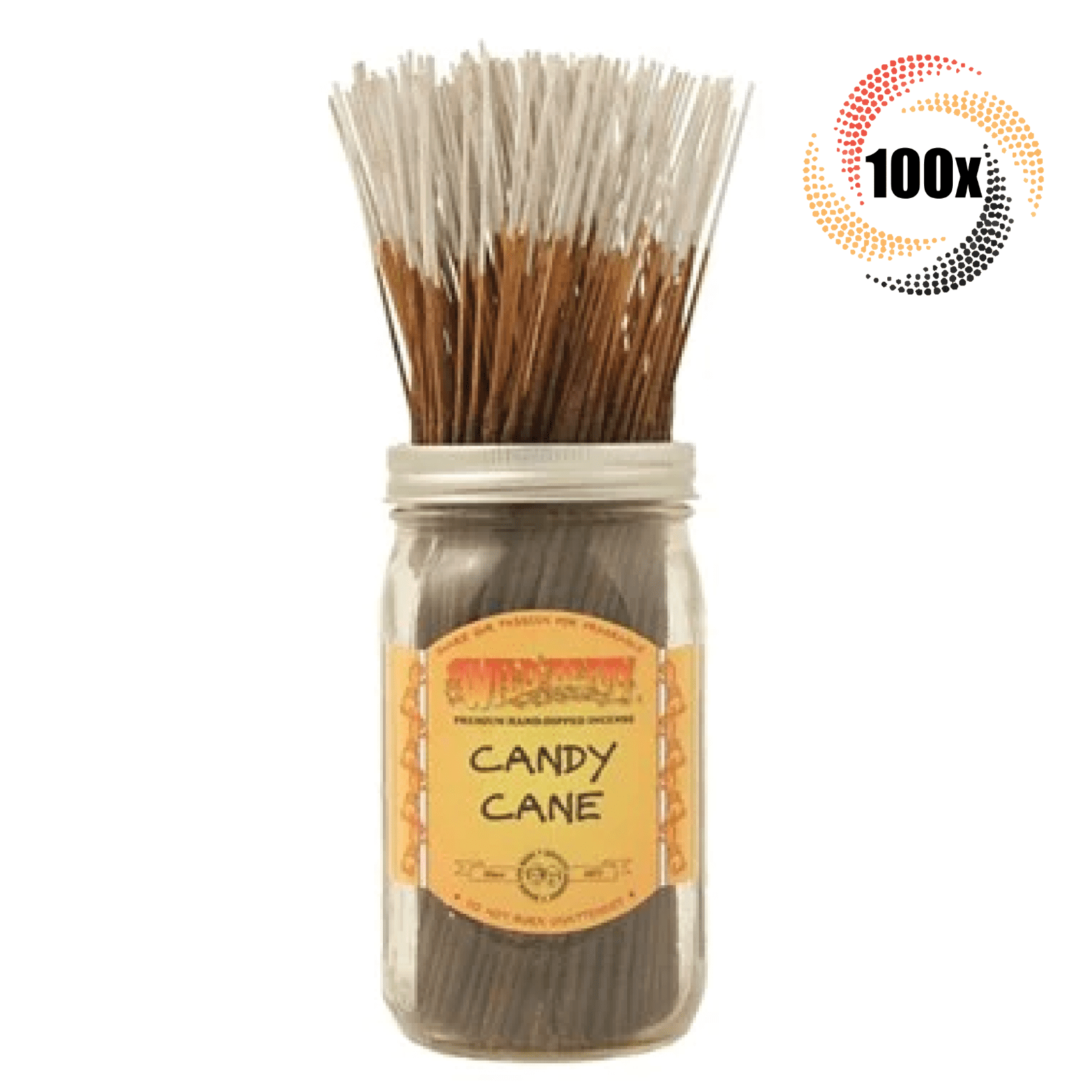 100x Wild Berry Candy Cane Incense Stick ( 100 Sticks ) Wildberry Fast Shipping!