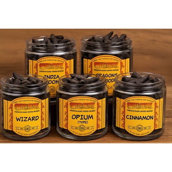 100x Wild Berry Incense Cones - Enchanted Ember - Variety Pack Mix