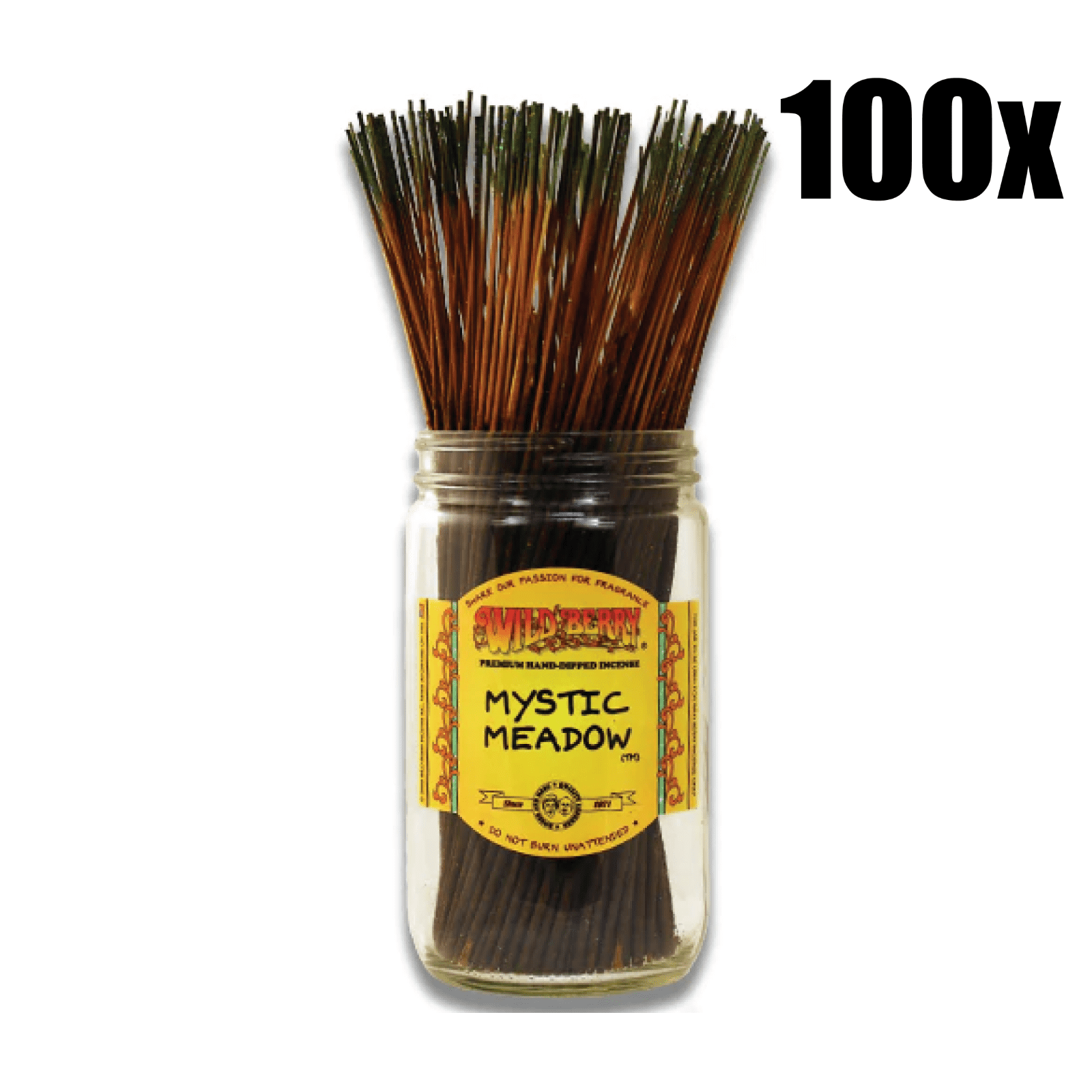 100x Wild Berry Mystic Meadow Incense Sticks ( 100 Sticks Per Pack ) Wildberry