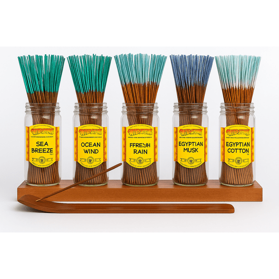 100x Wild Berry Traditional 11' Incense Sticks - Fresh Clean Breeze - Variety Pack