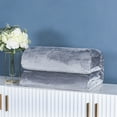 thumbnail image 1 of 100x120cm Super Soft Solid Fleece Blanket Throw - Warm Cozy Flannel Bed & Sofa Cover | Machine Washable, Lightweight Plush Rug for Couch, 1 of 3