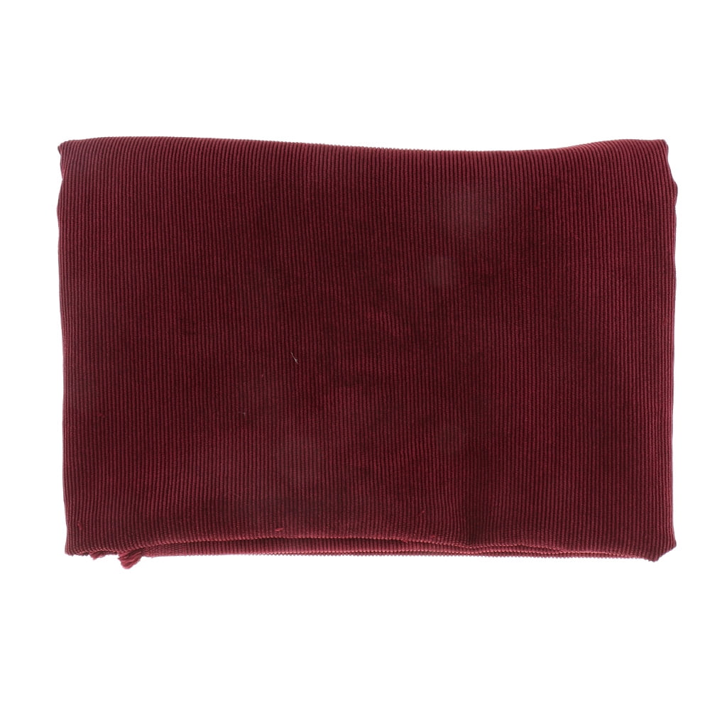 100x150cm Corduroy Fabric for Sofa Cushion DIY Sewing Handcrafts Red