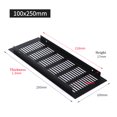thumbnail image 1 of 100x250mm Aluminium Ventilation Grille Rectangular Cabinet Wardrobe Air Vent Grille Ventilation-Cover, 1 of 4