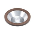thumbnail image 1 of 100x32x20x10x3mm Cup Diamond Grinding Wheel 320 Grit for Carbide Metal, 1 of 4
