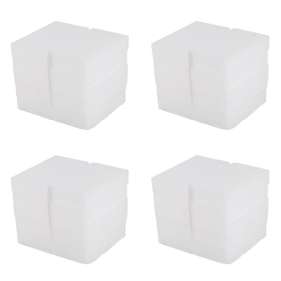 100x60x20mm 40pcs Magic Sponge Eraser Melamine Cleaner-White