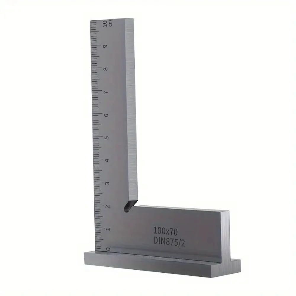 Engineering Square Ruler 100x70mm Machinist Engineer Square 90 Degree Right Angle Ruler with ...