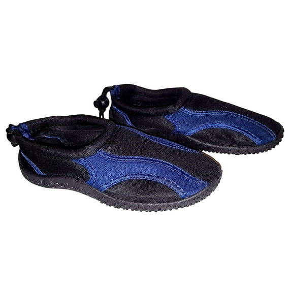 101 BEACH Boys 2 Color Aqua Shoe 1 M US Little Kid, Navy - Black