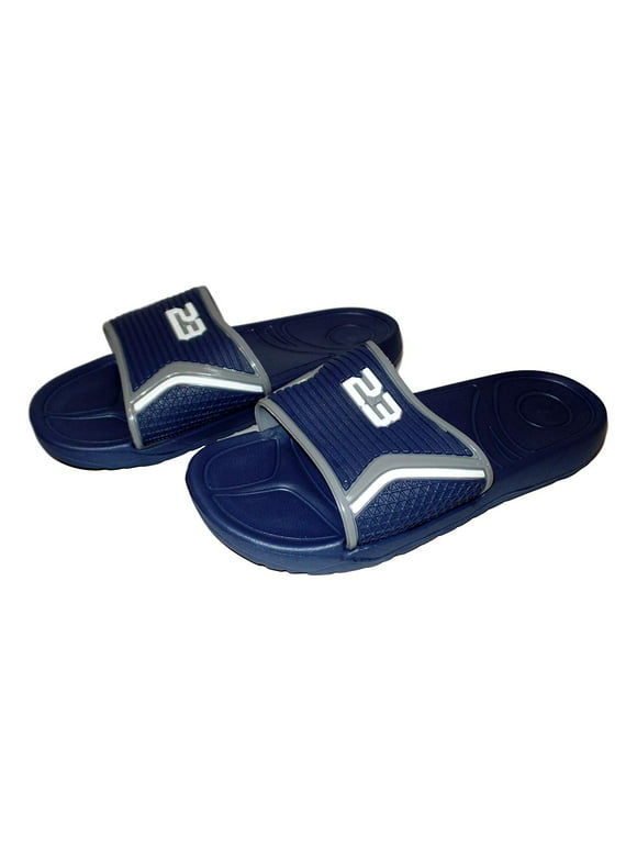 101 BEACH Mens #23 Slide Water Sandals Mens 7 M, Blue/Gray