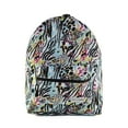 thumbnail image 1 of 101 BEACH Unisex Fashion Print Daypack Backpack, Single Compartment, 9x5 inch Front Pocket, Padded Adjustable Straps Animal Print, 1 of 6