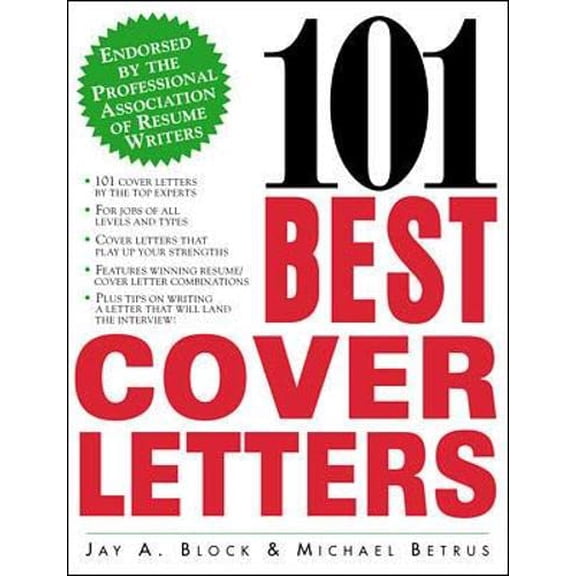 Pre-Owned 101 Best Cover Letters (Paperback) 0071342575 9780071342575