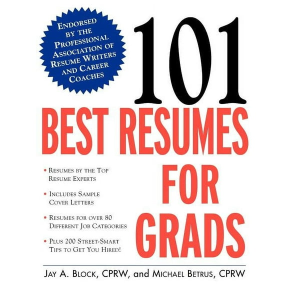 101 Best Resumes for Grads, (Paperback)