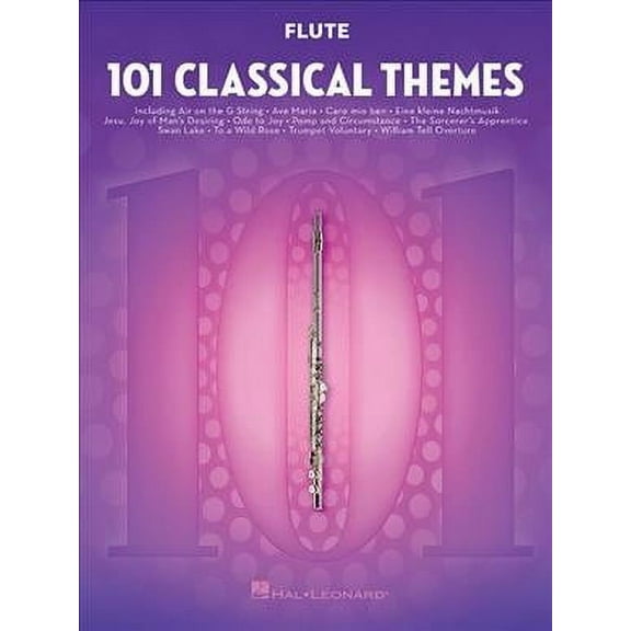101 Classical Themes for Flute (Paperback)