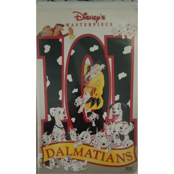 101 DALMATIONS DISNEY MASTERPIECE RARE VHS!!