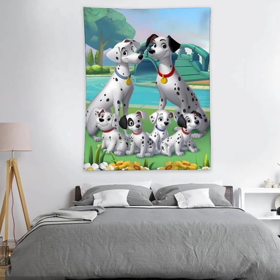 101 Dalmatians 101 Tapestry 40 x 60 Inches With Vivid Colors Realistic Details Easy To Hang And Alean Adding Artistic Charm
