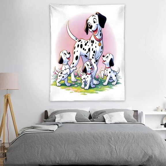 101 Dalmatians 101 Tapestry 40 x 60 Inches With Vivid Colors Realistic Details Easy To Hang And Alean Adding Artistic Charm